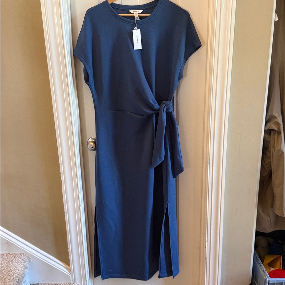 NWT Spanx Tie-Waist Maxi Dress - Picture 2 of 7